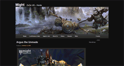 Desktop Screenshot of mightguild.com